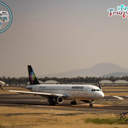 Airbus A320 Volaris en el AICM