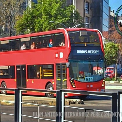 Alexander Dennis Enviro500 OL7-814 en Hidalgo Línea 7