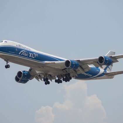 Boeing 747 Air Bridge Cargo en AICM