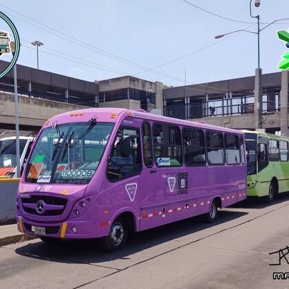 Mercedes Benz Beccar Urbi G2 NGMT-008 en Pantitlán Ruta Pantitlán - Colonia del Mar