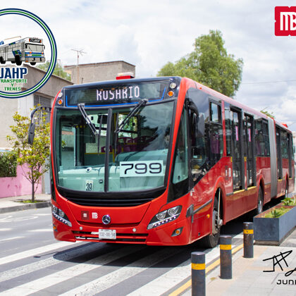 Mercedes Benz Busscar Urbanus Plus 5 CARSA-799 en Colegio de Bachilleres 9 Línea 6