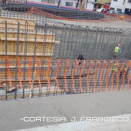 Línea 10 estación Santa Cruz Meyehualco en obras