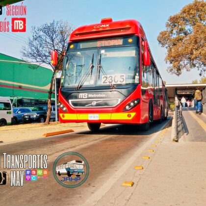 Volvo 7300 CE4-2305 en Nicolás Bravo Línea 2