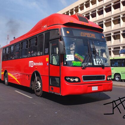 Volvo 7300 CISA-122 en Cuitláhuac Línea Emergente STC Línea 2