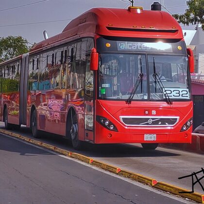 Volvo 7300 RTP-232 en General Antonio de León Línea 2