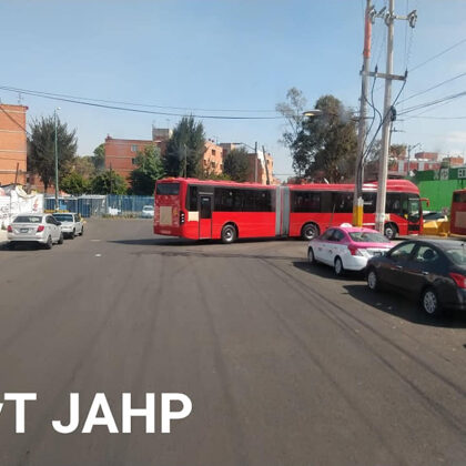 Volvo 7300 nuevo llegando al Módulo 4A de RTP