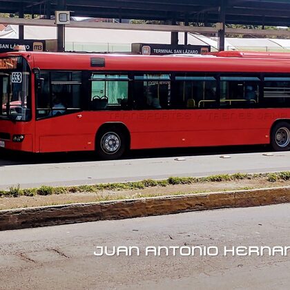 Volvo 7700 Conexión-553 en San Lázaro Línea 4