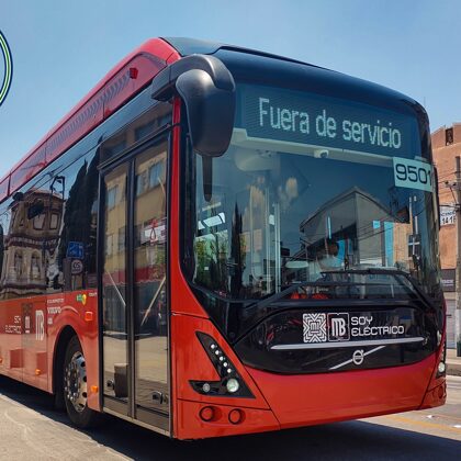 Volvo 7900 Eléctrico Conexión-9501 en Garrido Línea7