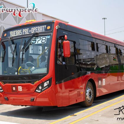 Volvo CAIO Induscar Access 2021 15m CCASA-578 en Pantitlán Línea 4